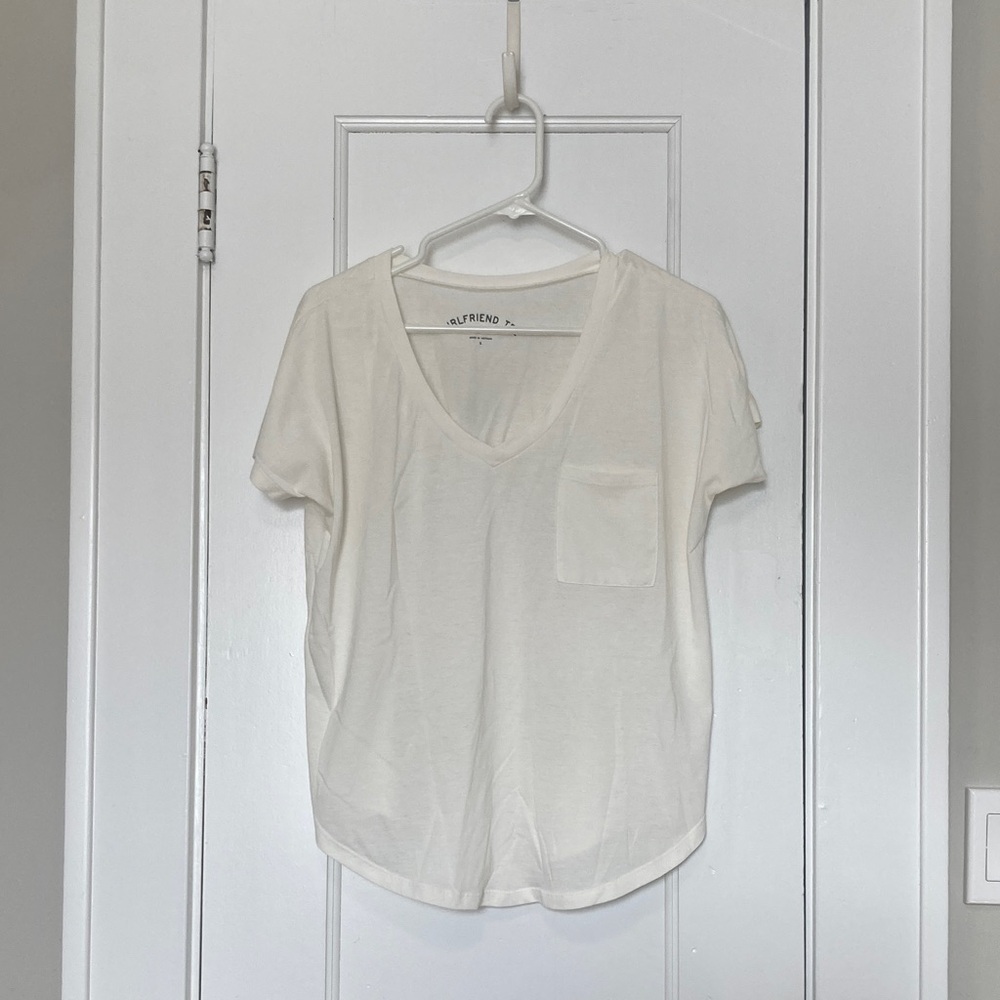 Off-White V-Neck Tee